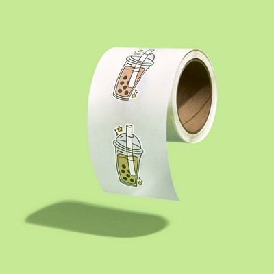 2"x2" Custom Sticker Roll (High Quantity)